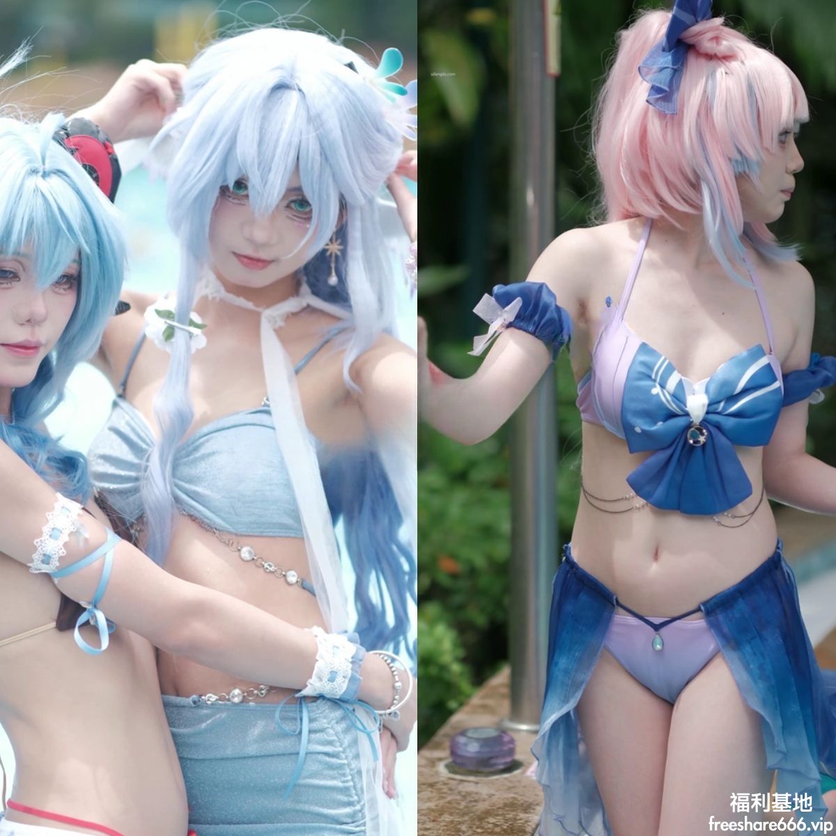 长隆水世界角色扮演cos二次元走光露点72G